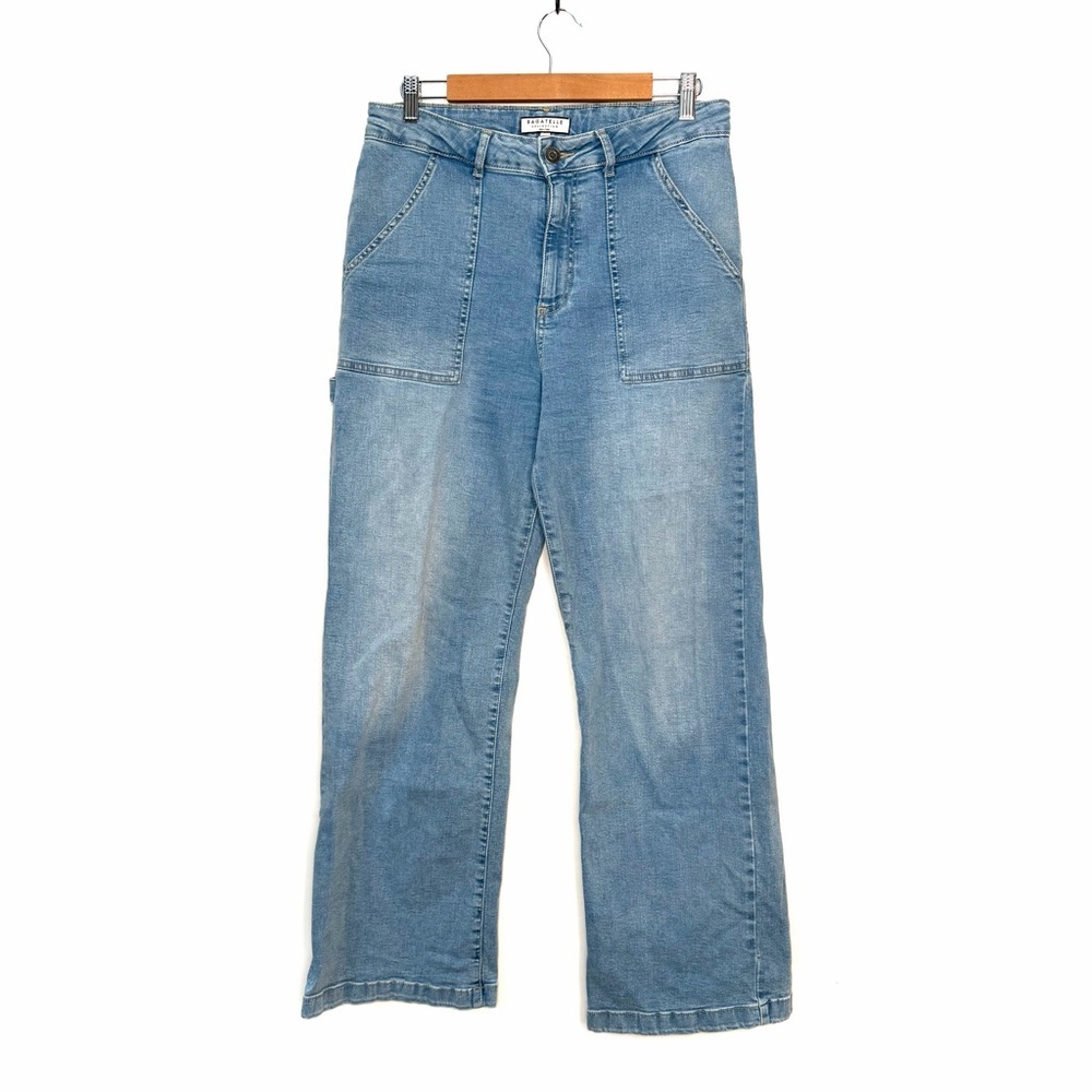 Bagatelle Collection Wide Leg Utility Jeans Size 30